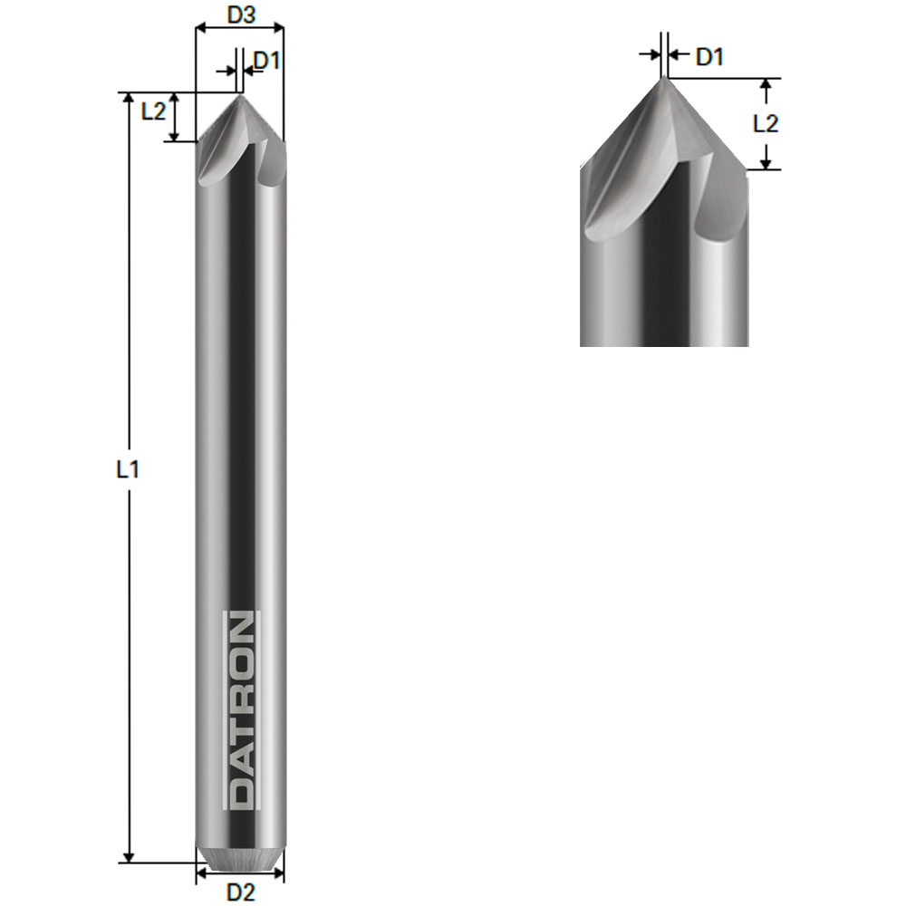 Countersink - Chamfer Mill - Polished