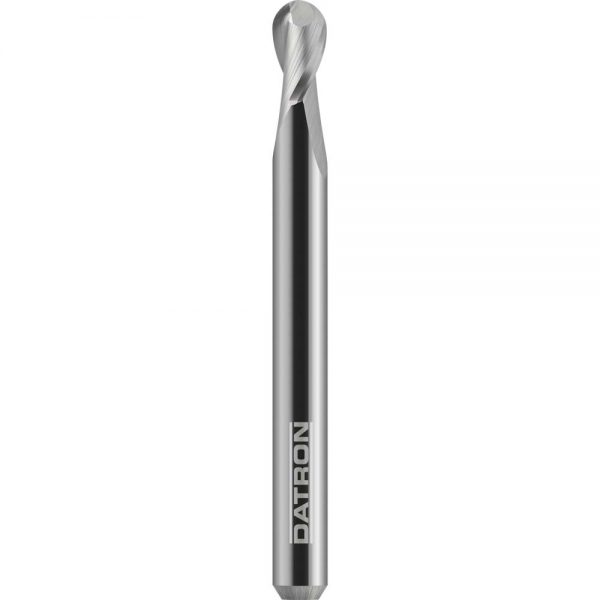 Datron Double Flute Ballnose End Mill Coated