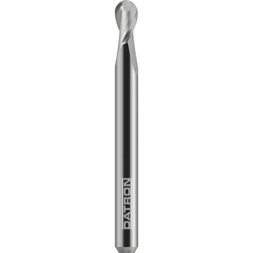 Datron Double Flute Ballnose End Mill Coated