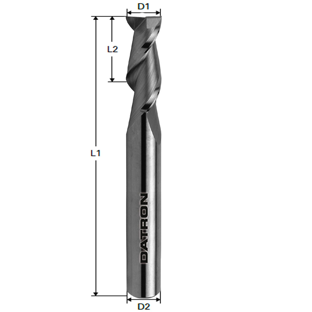 Double Flute Contour Mill