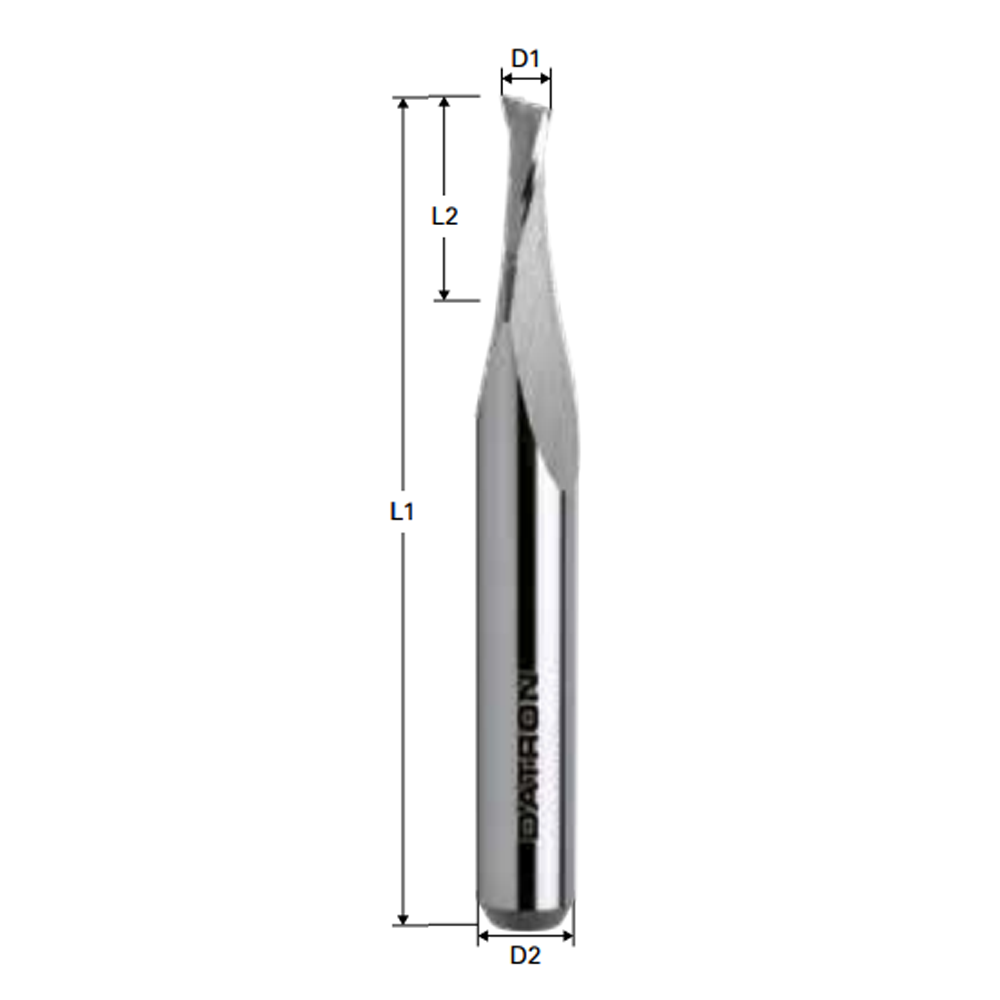 Double Flute End Mill - HSC+