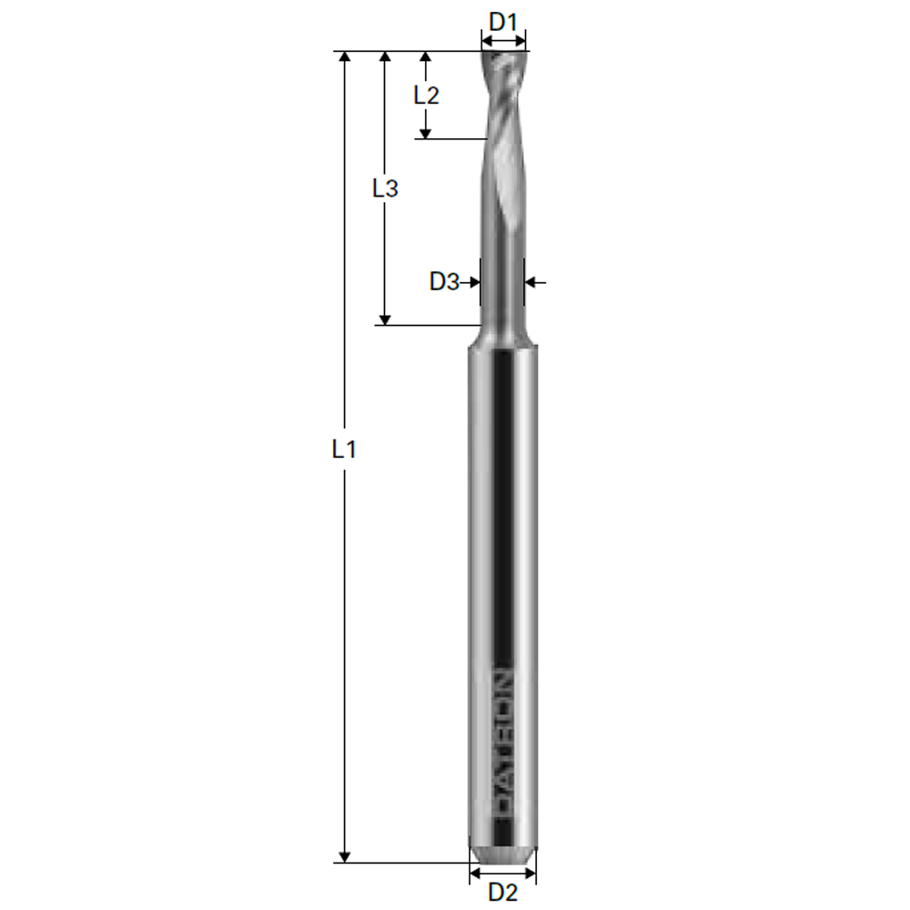 Long Reach Double Flute End Mill - Image 2