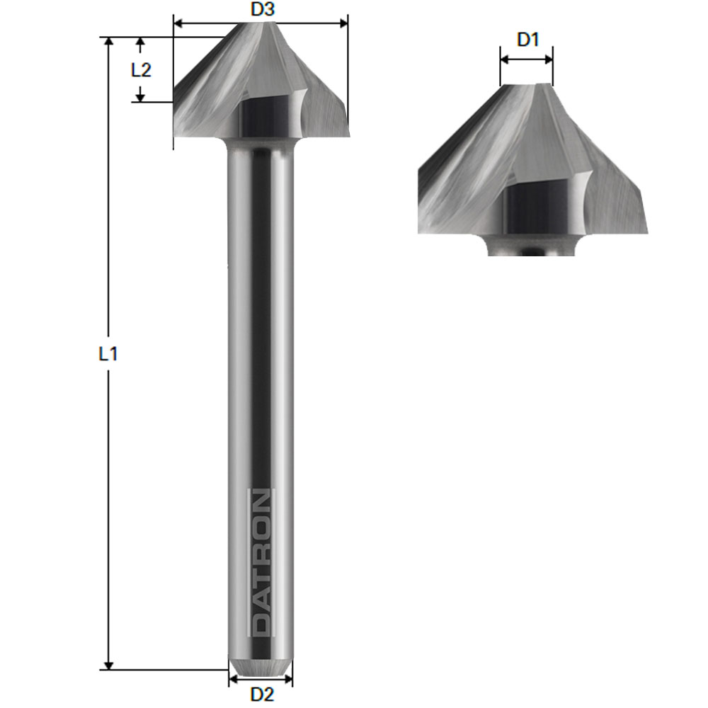 Foam Countersink/Chamfer Mill DATRON CNC Milling Tools