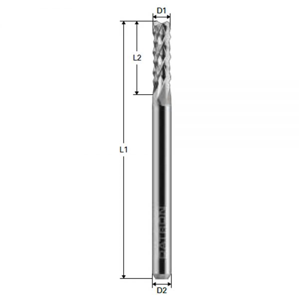 Micro-Toothed End Mill