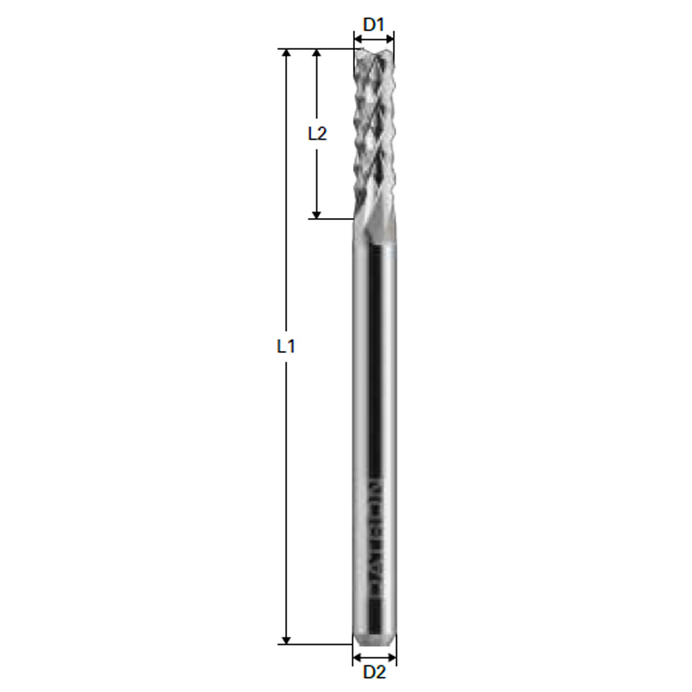 Micro-Toothed End Mill