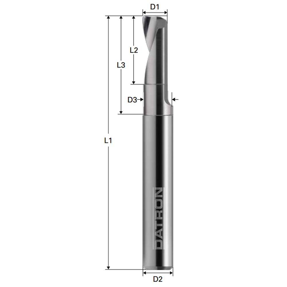 Single Flute End Mill - 4-in-1