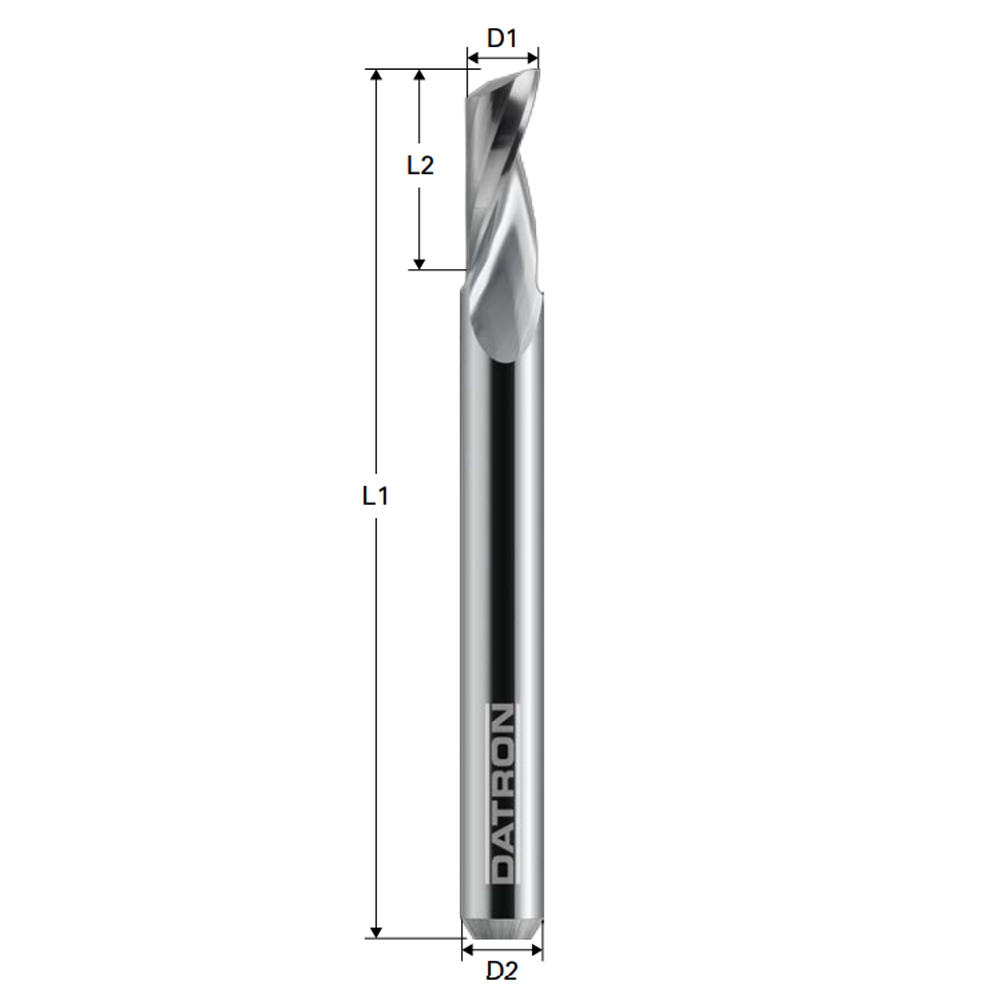 Polished Single Flute End Mill