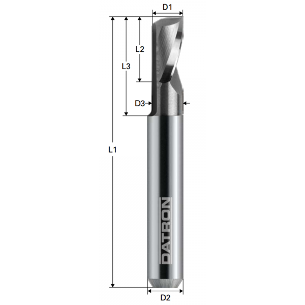 Single Flute End Mill - Specially Balanced