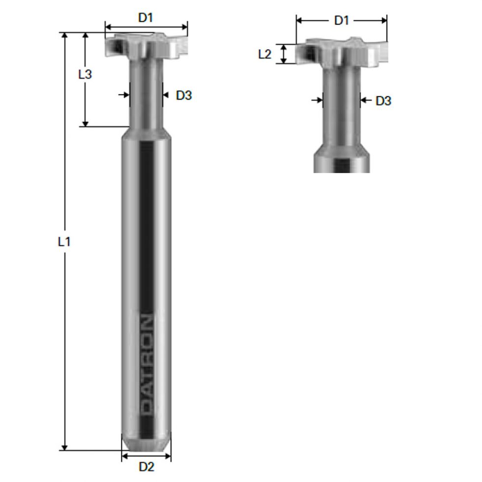 TSlot Mill DATRON CNC Milling Tools