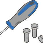 HSK-25 Face Milling Tool Screw Set with Screw Driver
